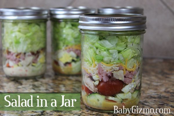 salad in a jar